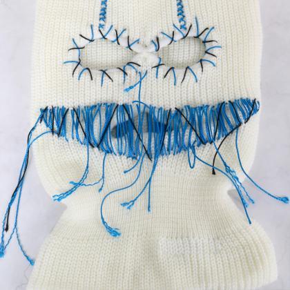 Balaclava Hat Horrid Skull Cap Crocheted Hat For..