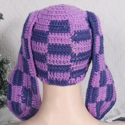 2023 Halloween Knitted Hat Kawaii Balaclava Long..