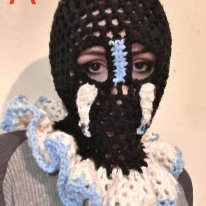 Funny Ski Mask Knitted Creative Neck Gaiter Full..