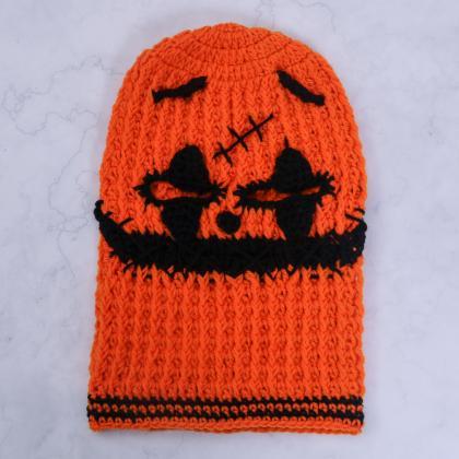 Scary Halloween Balaclava Cap Novelty Knitting..
