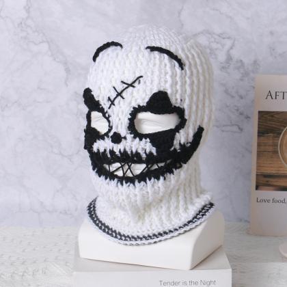 Balaclava Hat For Adult Autumn Winter Knitted Hat..