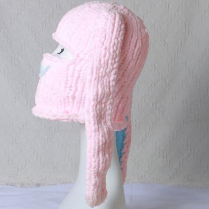 Halloween Devil Sanrio Kuromi Creative Knitted Hat..