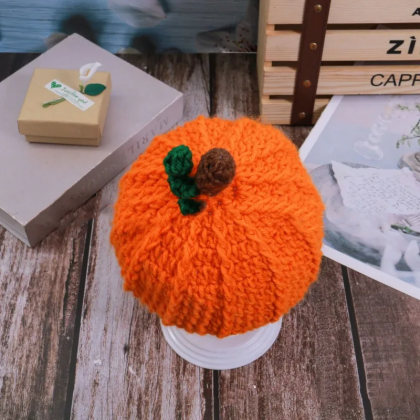 Cute Halloween Hats Knitted Cap Adult Fun Crochet..