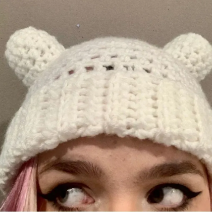 Finn Woman Cute Bear Ears Hat Adventure Time..