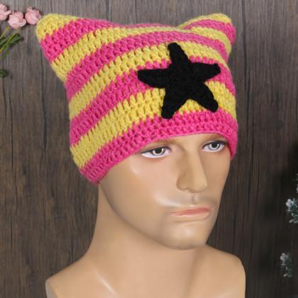 2023 Knitted Plush Christmas Hat For Women Girls..