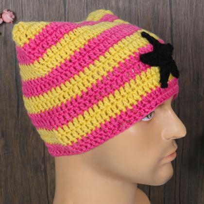 2023 Knitted Plush Christmas Hat For Women Girls..