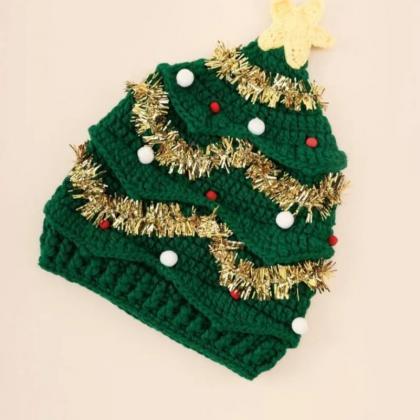 Christmas Tree Hat Non-woven Merry Christmas Home..
