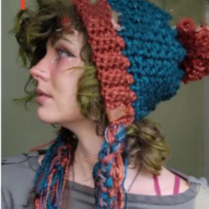 Fashion Women Winter Crochet Hat Scarf Set Girls..