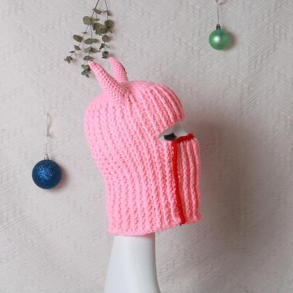 Unisex Knitted Funny Hat Halloween Party..