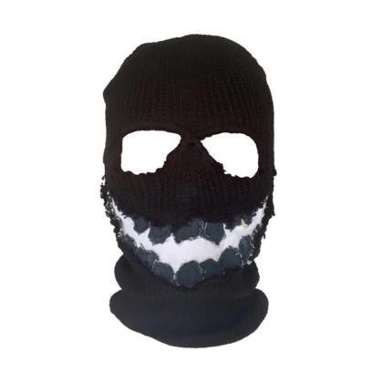 Men Balaclava Mask Hat Winter Warm Windproof Knit..