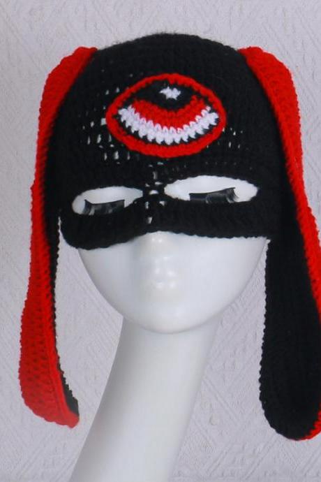 Cosplay Gangster Headgear Bunny Ear Windproof Mask Winter Warm Snowboard Hat Halloween Comfortable Motorcycle Masks