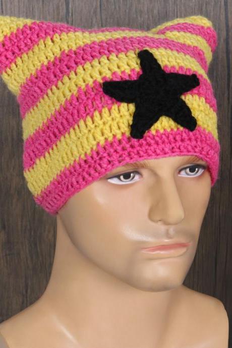 2023 Knitted Plush Christmas Hat For Women Girls Boys Autumn Winter Outdoor Warm Windproof Vintage Woolen Fashion Femals Cap